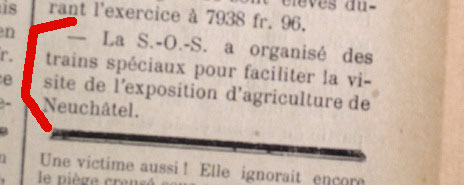 Trains spéciaux pour une expo